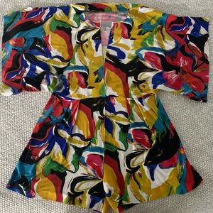 Norma Kamala Colorful Romper, Medium